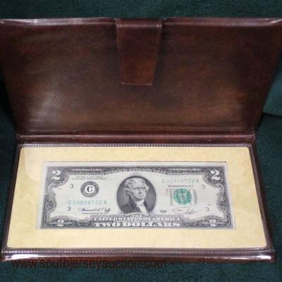 â€œThe United States of Americanâ€™s Two Dollar Bicentennial Commemorative Billâ€ First Day Issue â€“ April 13, 1976

Auction Estimate...