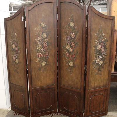  Mahogany â€œEthan Allen Furnitureâ€ 4 Panel Decorator Room Divider Screen

Auction Estimate $100-$300 â€“ Located Inside 