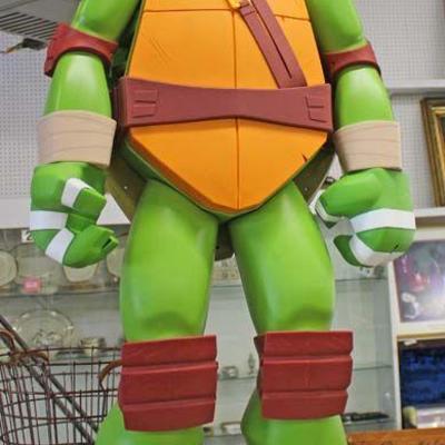  COOL â€œLeonardoâ€ Teenage Mutant Ninja Turtle with Shell Back Storage (approximately 4â€™ High)

Auction Estimate $100-$200 â€“...