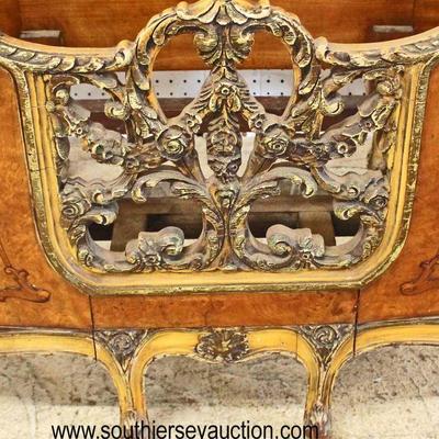  PAIR of BEAUTIFUL Burl Walnut Inlaid Pierce Carved French Style High Back Twin Beds

Auction Estimate $300-$600 â€“ Located Inside 