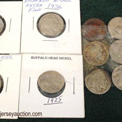 Sheet of 13 Buffalo Nickels

Auction Estimate $10-$20 â€“ Located Glassware