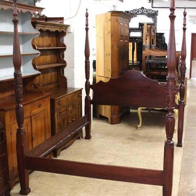  Queen â€œKincaid Furnitureâ€ SOLID Mahogany 4 Poster Bed

Auction Estimate $200-$400 â€“ Located Inside 