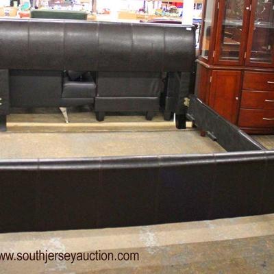  King Size Leather Contemporary Bed

Auction Estimate $200-$400 â€“ Located Inside 