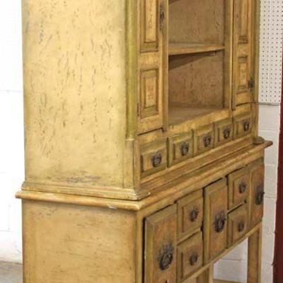  Paint Decorate 2 Piece Buffet with Hutch Top

Auction Estimate $300-$600 â€“ Located Inside 