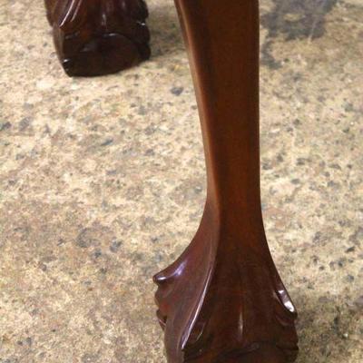 PAIR of SOLID Mahogany Chippendale Carved Ball and Claw Sofa Tables

Auction Estimate $300-$600 â€“ Located Inside

 
