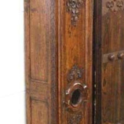  ANTIQUE Oak Carved Grandfather Clock

Auction Estimate $400-$800 â€“ Located Inside 
