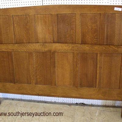  Mission Oak â€œStickley Furnitureâ€ Queen Size High Back Panel front and Back Bed

Auction Estimate $400-$800 â€“ Located Inside 