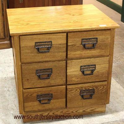  Oak 6 Drawer Panel Side Bean Store Front Display Cabinet

Auction Estimate $200-$400 â€“ Located Inside 