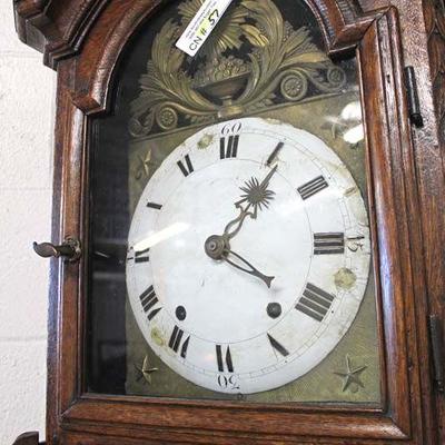  ANTIQUE Oak Carved Grandfather Clock

Auction Estimate $400-$800 â€“ Located Inside 