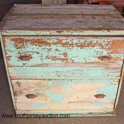 ANTIQUE 2 Drawer Country Sugar Chest

Auction Estimate $200-$400 â€“ Located Inside

 