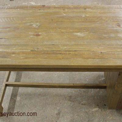  NEW Rustic Country Farm Style High Top Breakfast Table with Bookcase Ends

Auction Estimate $200-$400 â€“ Located Inside 