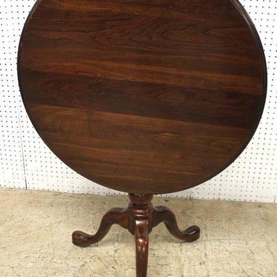 Mahogany â€œEthan Allen Furnitureâ€ Tilt Top Table

Auction Estimate $200-$400 â€“ Located Inside