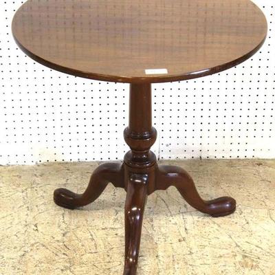 SOLID Mahogany â€œW.A. Kittinger Furnitureâ€ Queen Anne Table

Auction Estimate $200-$400 â€“ Located Inside 