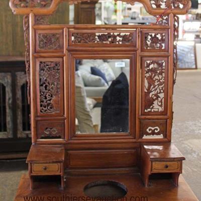  Asian Inspired Carved Mahogany Washstand

Auction Estimate $100-$300 â€“ Located Inside 