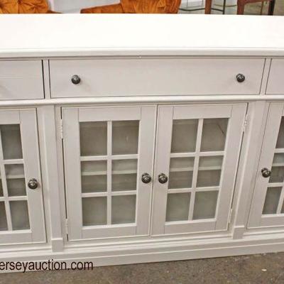  NEW White Contemporary 4 Door 3 Drawer Buffet

Auction Estimate $200-$400 â€“ Located Inside 