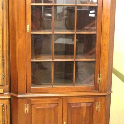  SOLID Cherry â€œHenkel Harris Furnitureâ€ 12 Pane Corner Cabinet

Auction Estimate $400-$800 â€“ Located Inside 