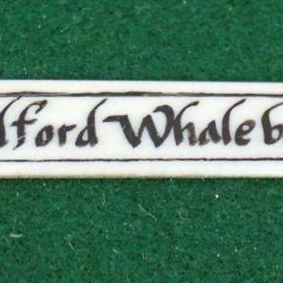  New Bedford Whale Board in Display Case

Auction Estimate $200-$400 â€“ Located Inside 