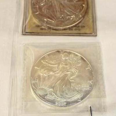 4 Silver Flying Eagle Dollars

Auction Estimate $100-$200 â€“ Located Glassware