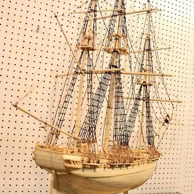  Hand Crafted 19th Century Heavily Carved Sail Boat

Auction Estimate $2000-$4000 â€“ Located Inside 