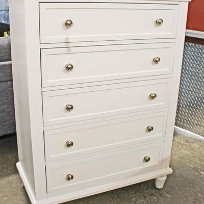 NEW Contemporary White Paint Decorated High Chest

Auction Estimate $100-$300 â€“ Located Inside

 

 