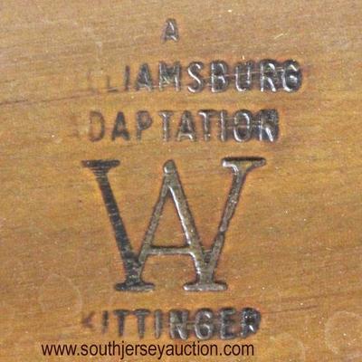  SOLID Mahogany â€œW.A. Kittinger Furnitureâ€ Queen Anne Table

Auction Estimate $200-$400 â€“ Located Inside 