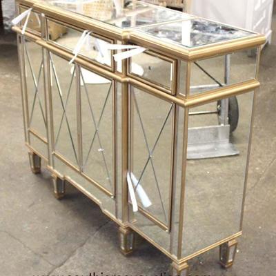 NEW Decorator Hollywood Style Mirrored 3 Drawer 4 Door Credenza

Auction Estimate $200-$400 â€“ Located Inside