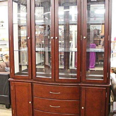 Mahogany 2 Piece Mirror Back China Cabinet

Auction Estimate $100-$300 â€“ Located Inside