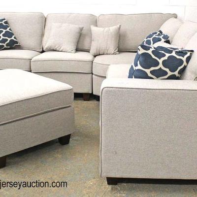 NEW Contemporary 3 Piece Living Room Set with Decorative Pillow and Footstool

Auction Estimate $300-$600 â€“ Located Inside