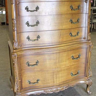 Mahogany French Style High Chest with Matching Low Chest with Swans in the Brown Mahogany

Auction Estimate $300-$600 â€“ Located Inside

 