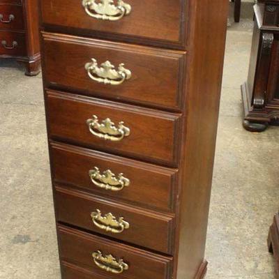 SOLID Cherry Bracket Foot Lingerie Chest

Auction Estimate $100-$300 â€“ Located Inside