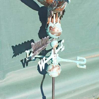  Copper Eagle Weather Vane with Nice Patina

Auction Estimate $200-$400 â€“ Located Field 