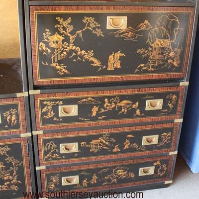  2 Piece Asian Decorated Wall Cabinet

Auction Estimate $100-$300 â€“ Located Dock 