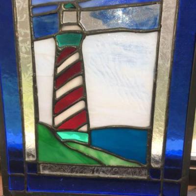 stain glass lighthouse 