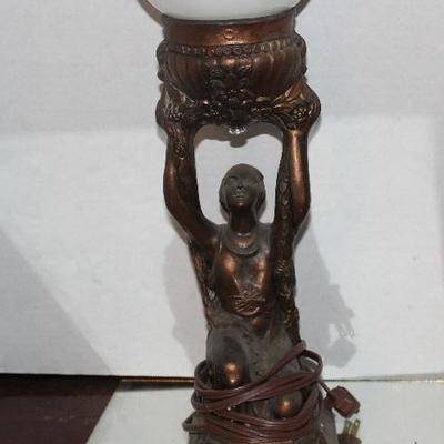 Gorgeous figural lamp