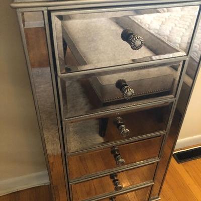 mirrored lingerie chest $150.00