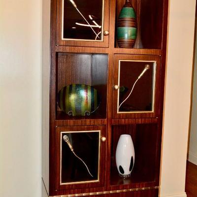 Contemporary China Cabinet with Decor