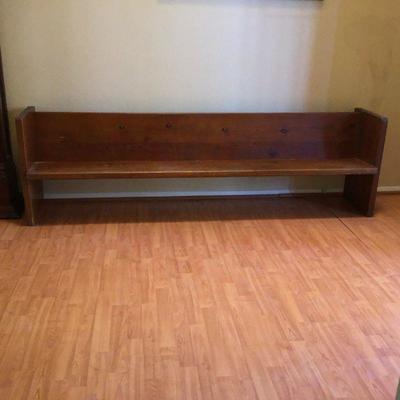 Xlong antique Church Pew