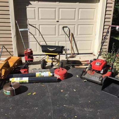 Troy-Bilt Push Mower and More