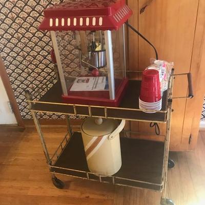 Tea cart $30
Popcorn maker $28