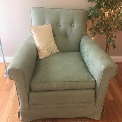 Upholstered armchair $55