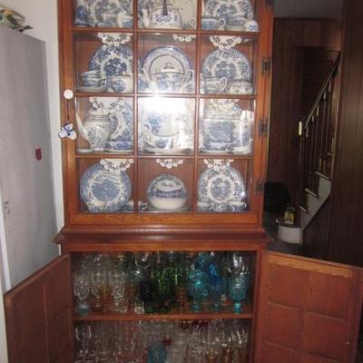 Flow Blue and So Much more with the China Display Cabinet 