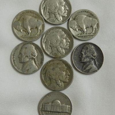 Indian and Jefferson Nickels