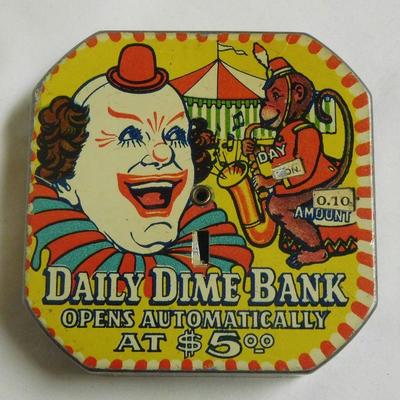 Vintage Dime Bank