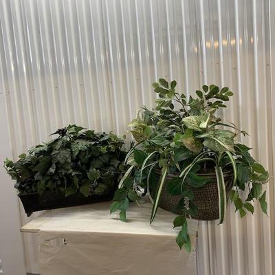 Faux plants in nice containers