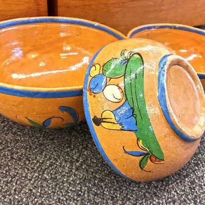 Vintage Tlaquepaque nesting bowls