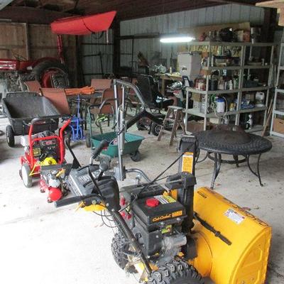 A full garage