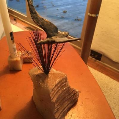 Vintage Curtis Jere gull sculpture 