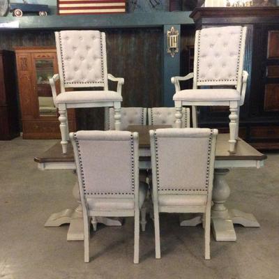 fine dining table and chairs