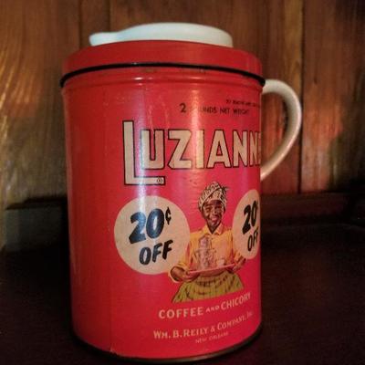 Luzianne Coffee and Chicory Tin