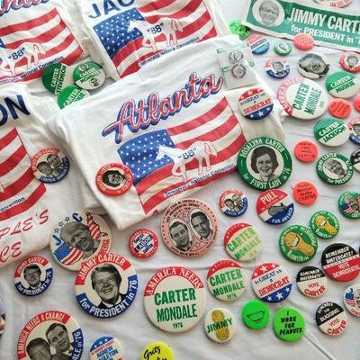 Jimmy Carter Political Buttons